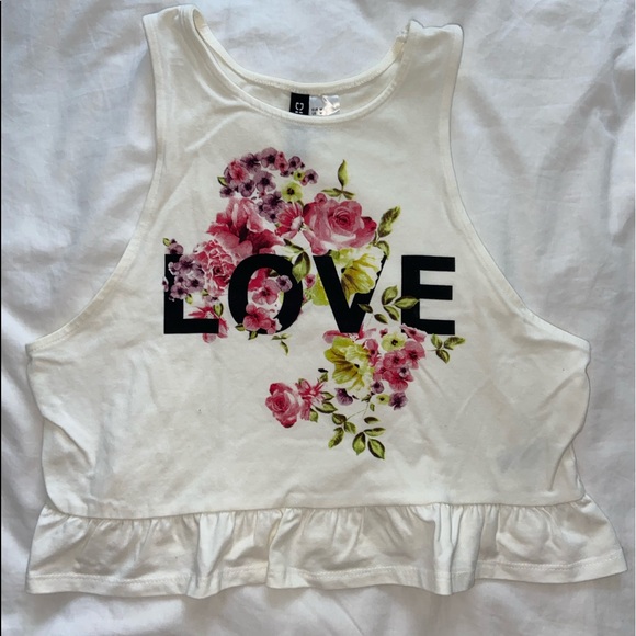Cropped slightly loose tank top - Picture 1 of 2